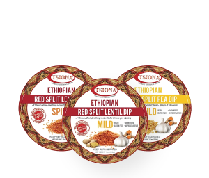 Tsiona Foods Ethiopian Lentil and Pea Dips